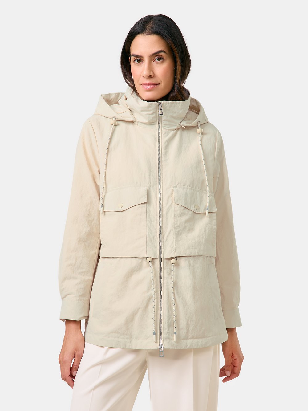 Gerry Weber Outdoorjacke Damen Polyamid grau, 44