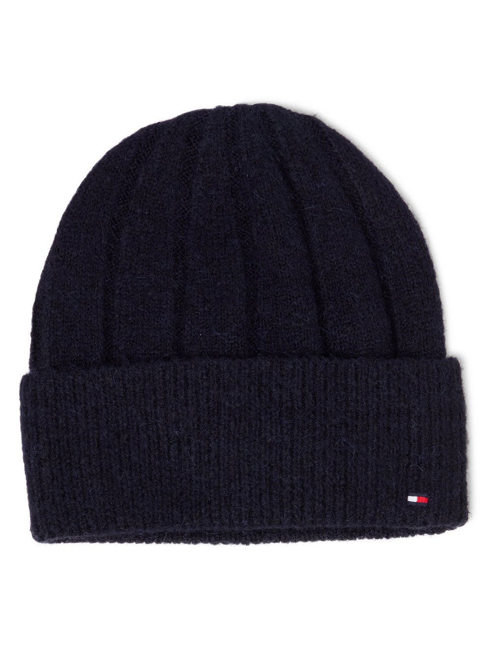 Thumbnail - Tommy Hilfiger Strickmütze mit Alpaka-Anteil Damen blau meliert, ONE SIZE