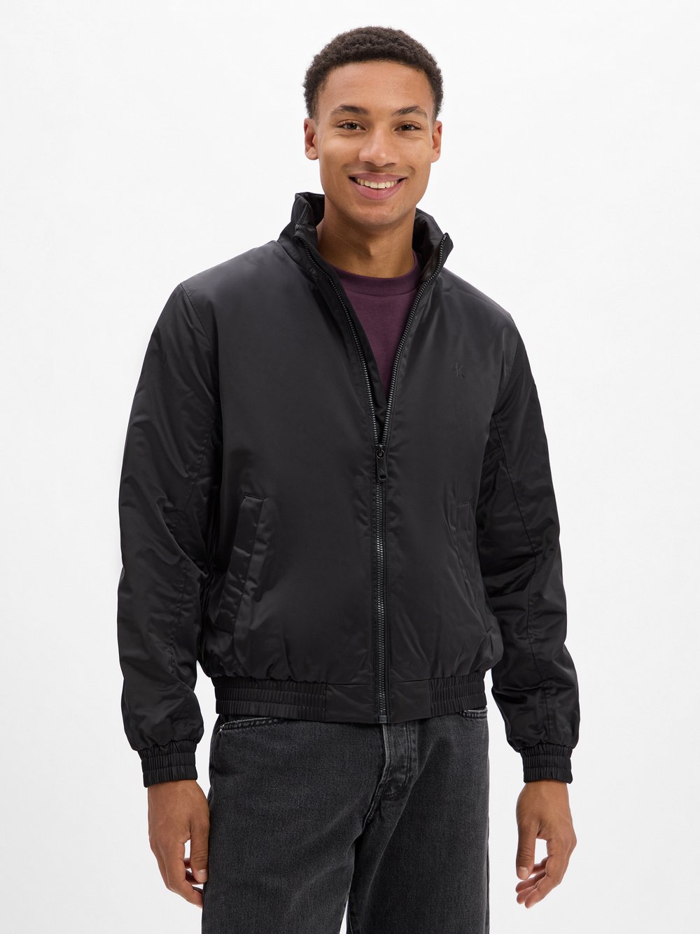 Thumbnail - Calvin Klein Übergangsjacke Herren schwarz, L