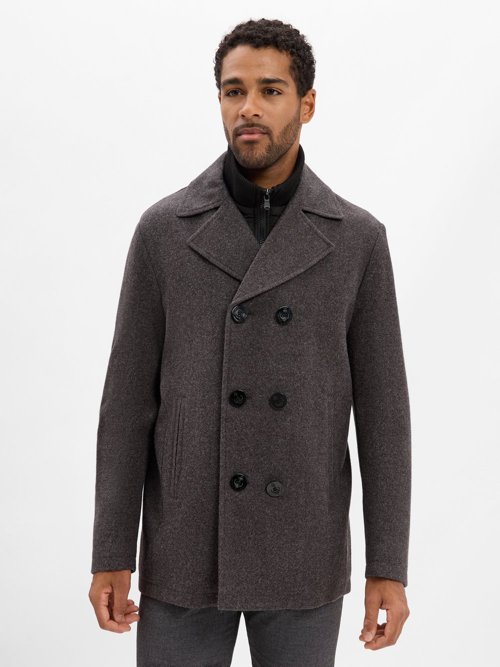 Finshley & Harding Jacke Herren grau meliert, 48