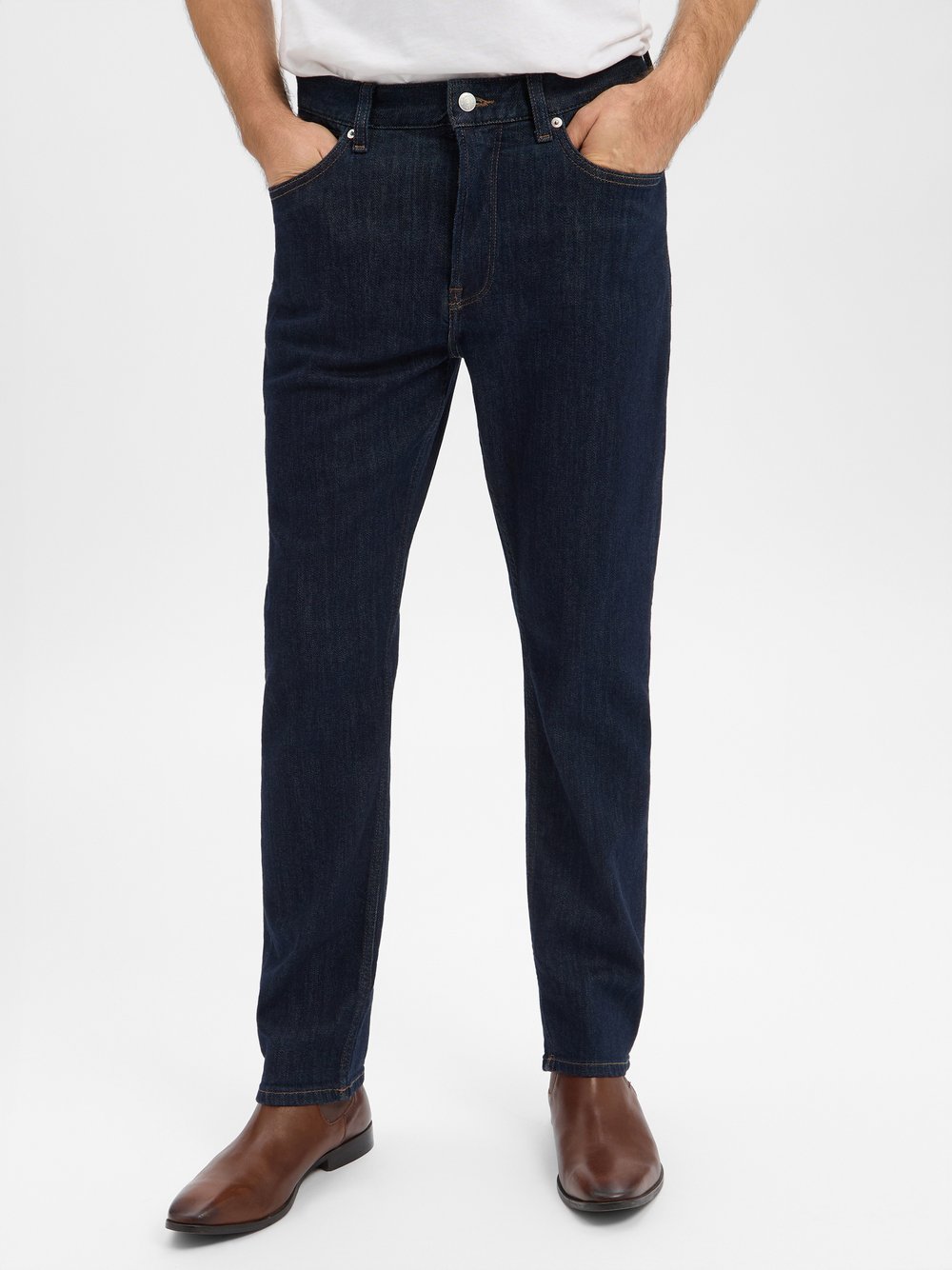 Tommy Hilfiger Regular Fit Jeans Herren Baumwolle blau, 36-30