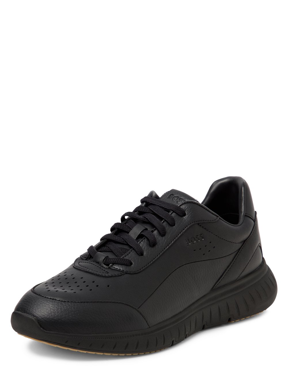 Thumbnail - BOSS Sneaker aus Leder Herren schwarz, 44