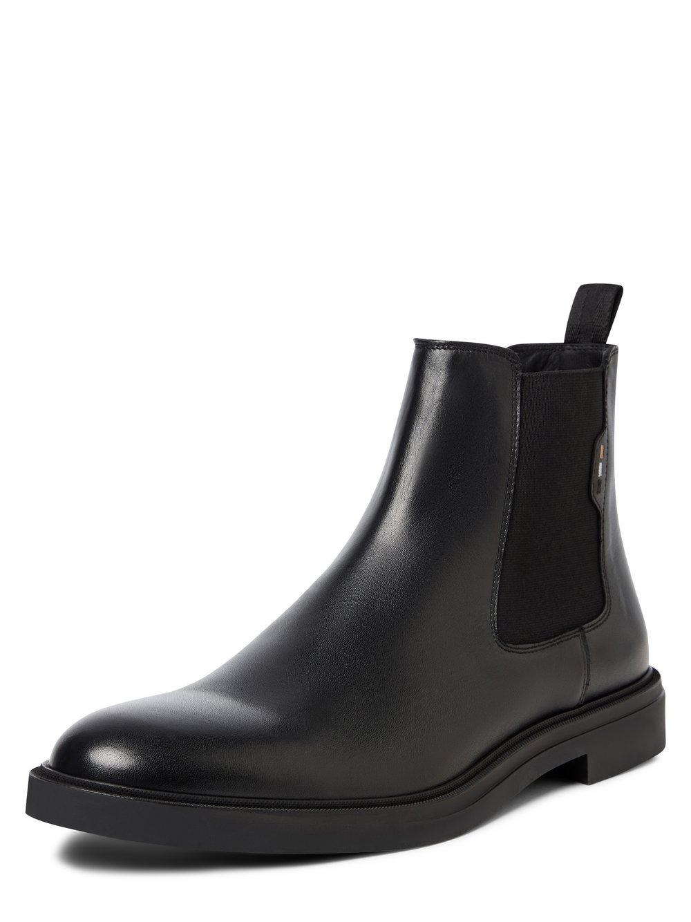 BOSS Stiefelette aus Leder Herren schwarz, 43