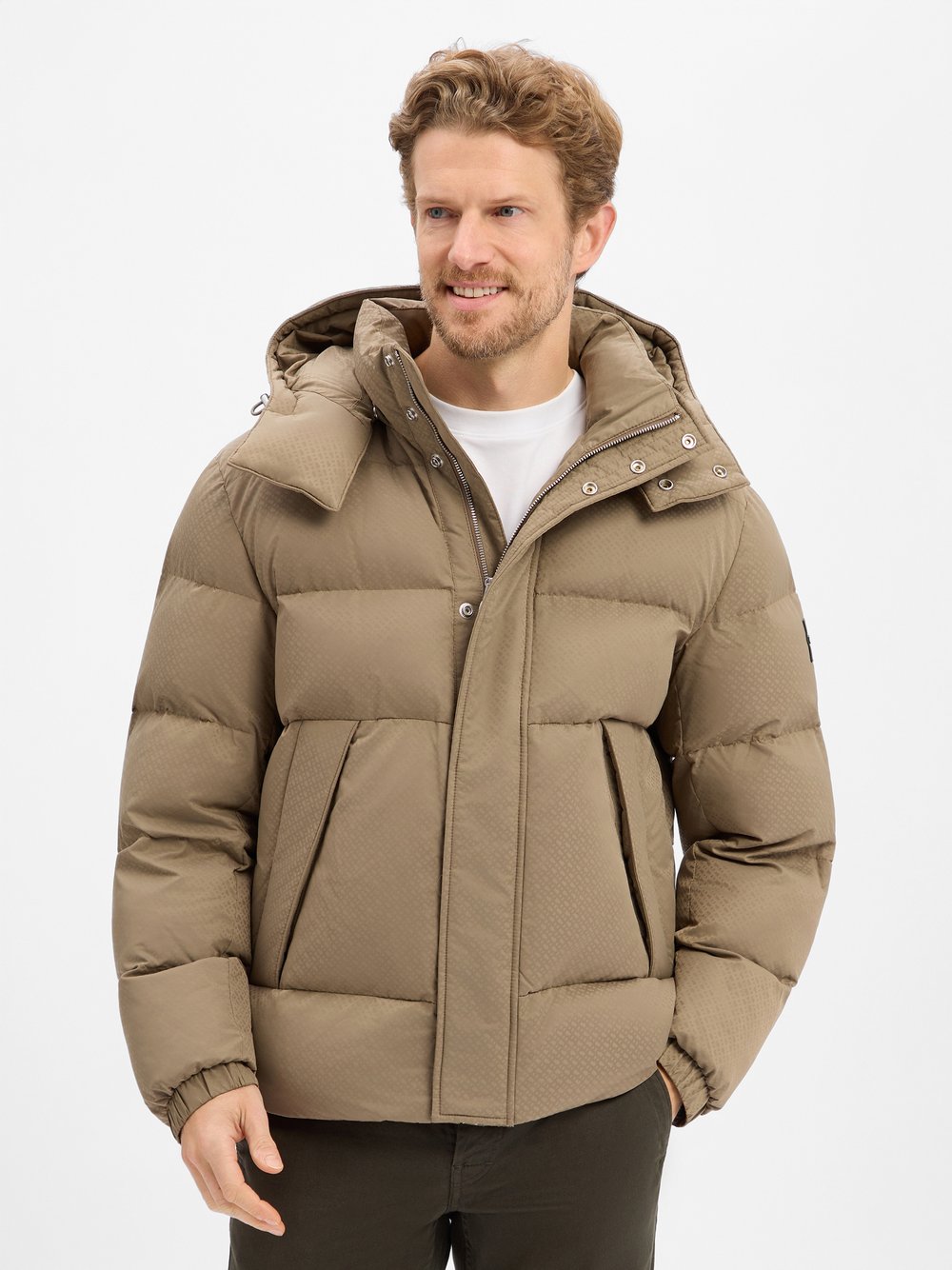 Thumbnail - BOSS Steppjacke Herren braun, 54