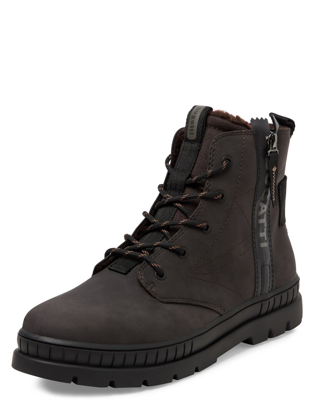 Bugatti Stiefeletten Herren Kunstleder braun, 46