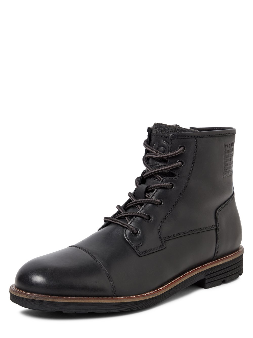 Thumbnail - Bugatti Boots aus Leder Herren schwarz, 44