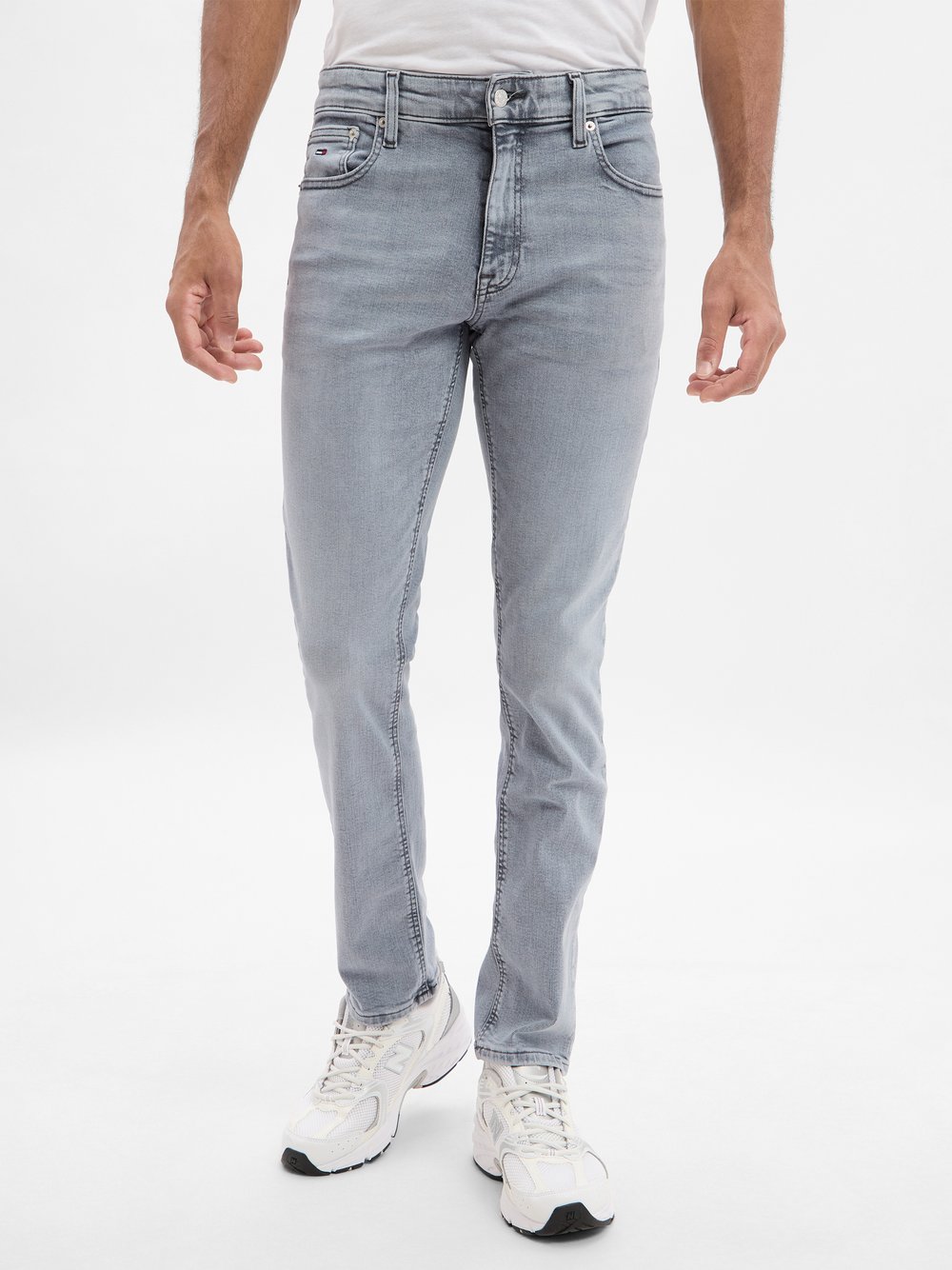 Tommy Jeans Jeans Herren Baumwolle grau, 36-34
