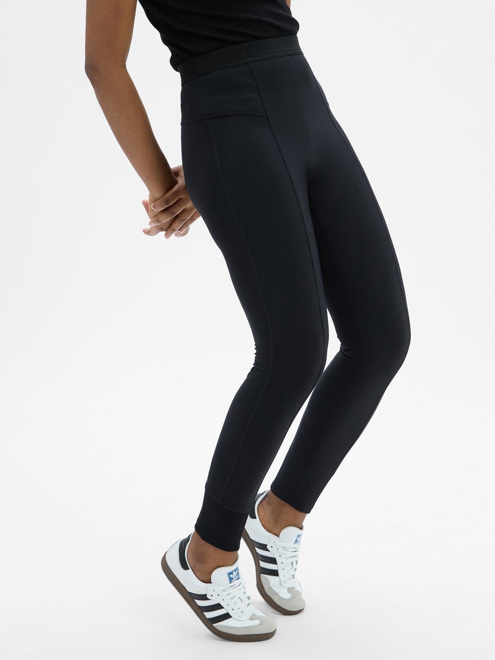 Marc Cain Jersey-Röhrenhose Damen schwarz, 42
