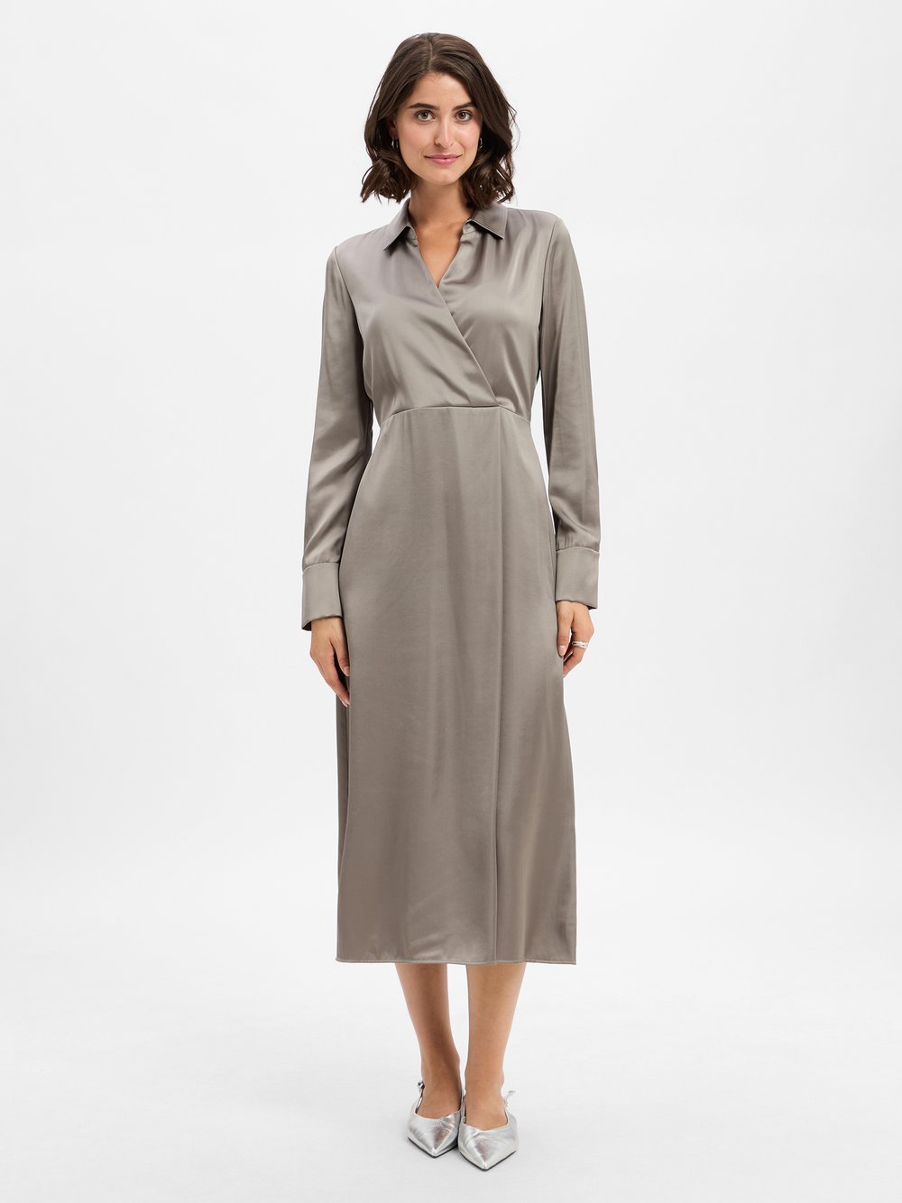 Marc Cain Kleid Damen Viskose grau, 42