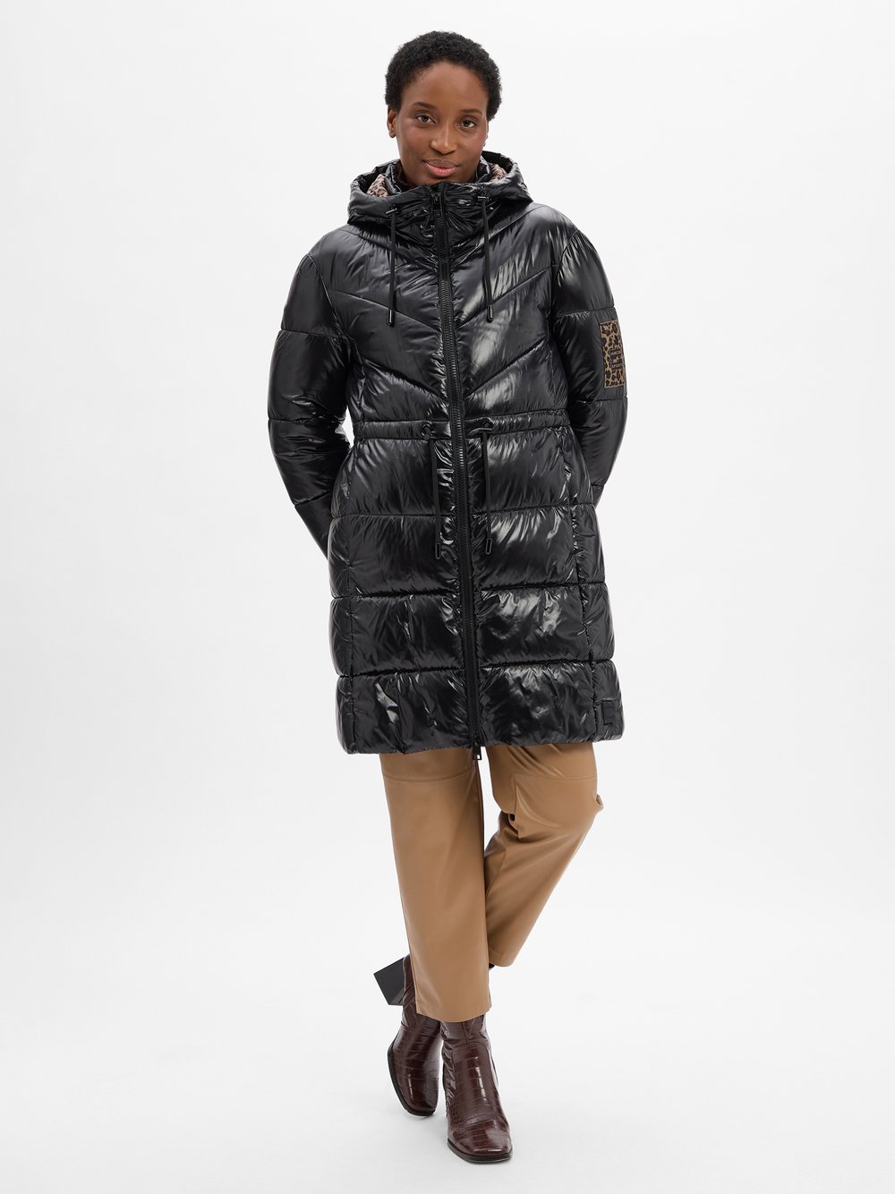 Thumbnail - Marc Cain Steppmantel Damen schwarz, 40