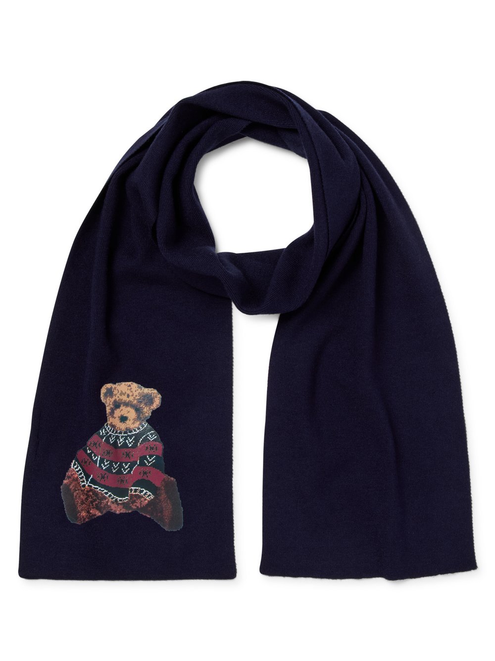 Only&Sons Schal Herren blau bedruckt, ONE SIZE