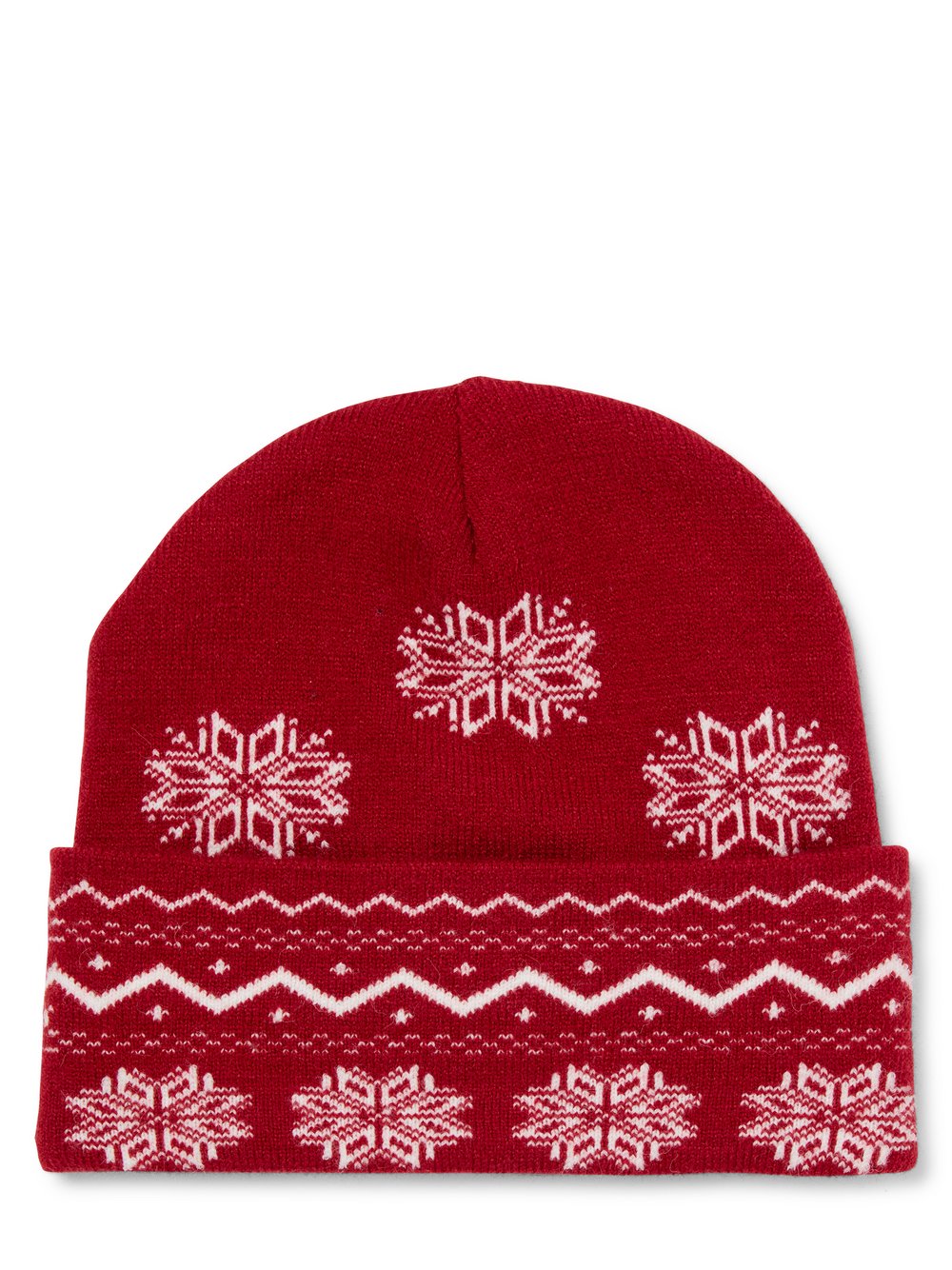 Only&Sons Mütze Herren rot gemustert, ONE SIZE