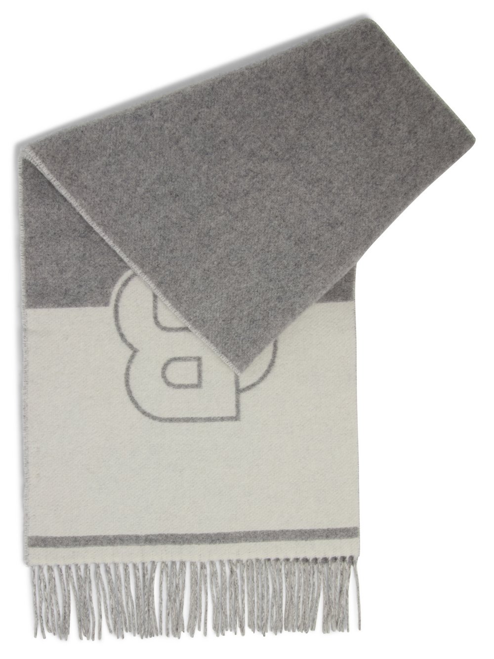 BOSS Webschal Damen Wolle mehrfarbig gemustert, ONE SIZE