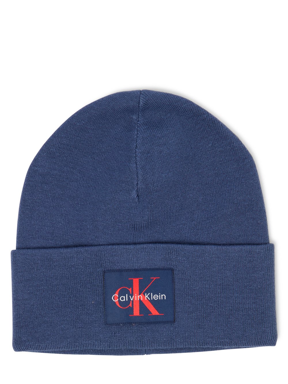 Calvin Klein Jeans Mütze Herren Viskose blau, ONE SIZE