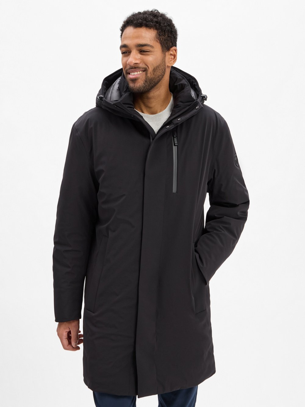 Thumbnail - JOOP! Funktionsmantel Herren Polyamid schwarz, 54