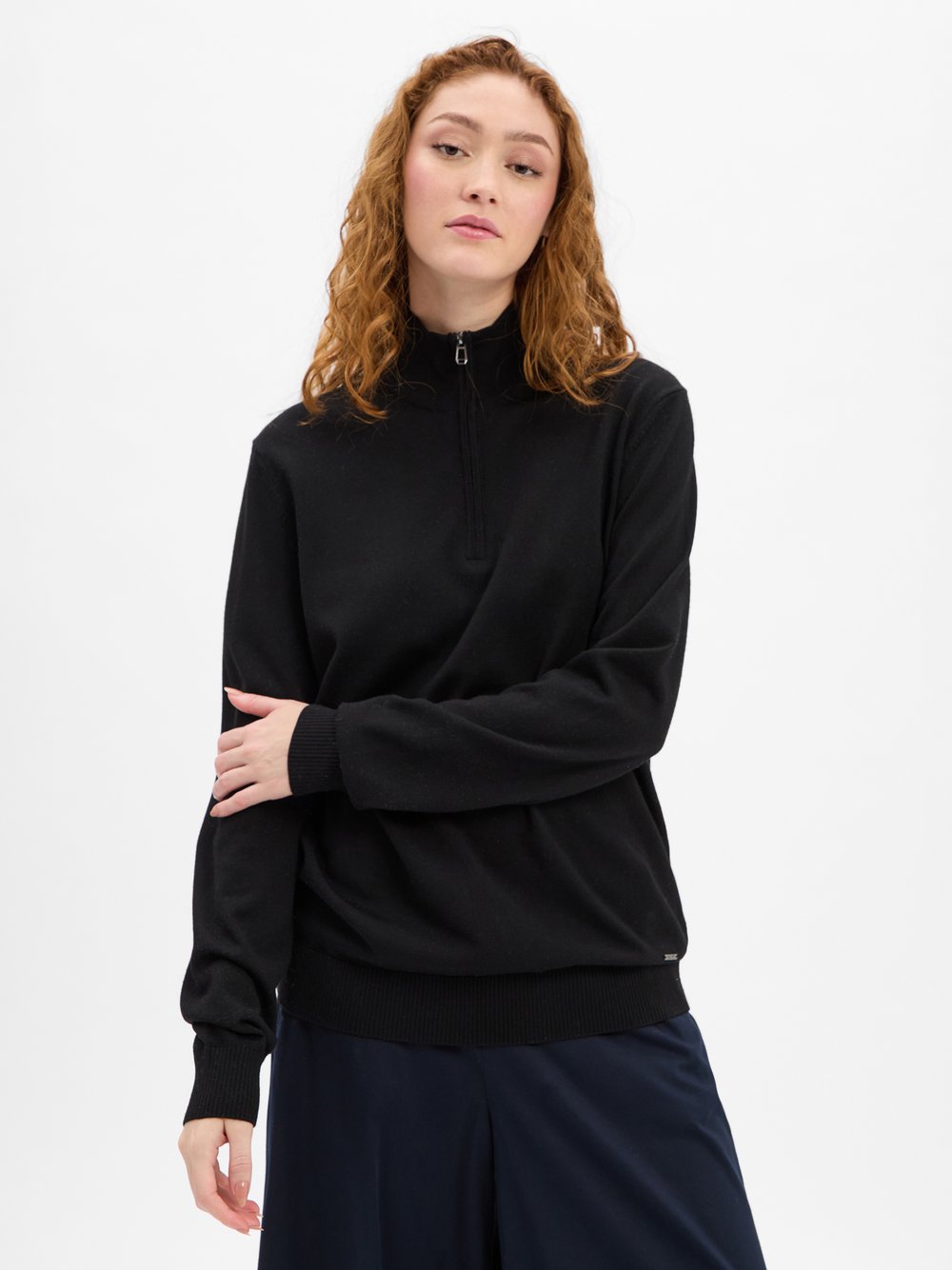 Thumbnail - JOOP! Troyer-Pullover Herren Feinstrick schwarz, M