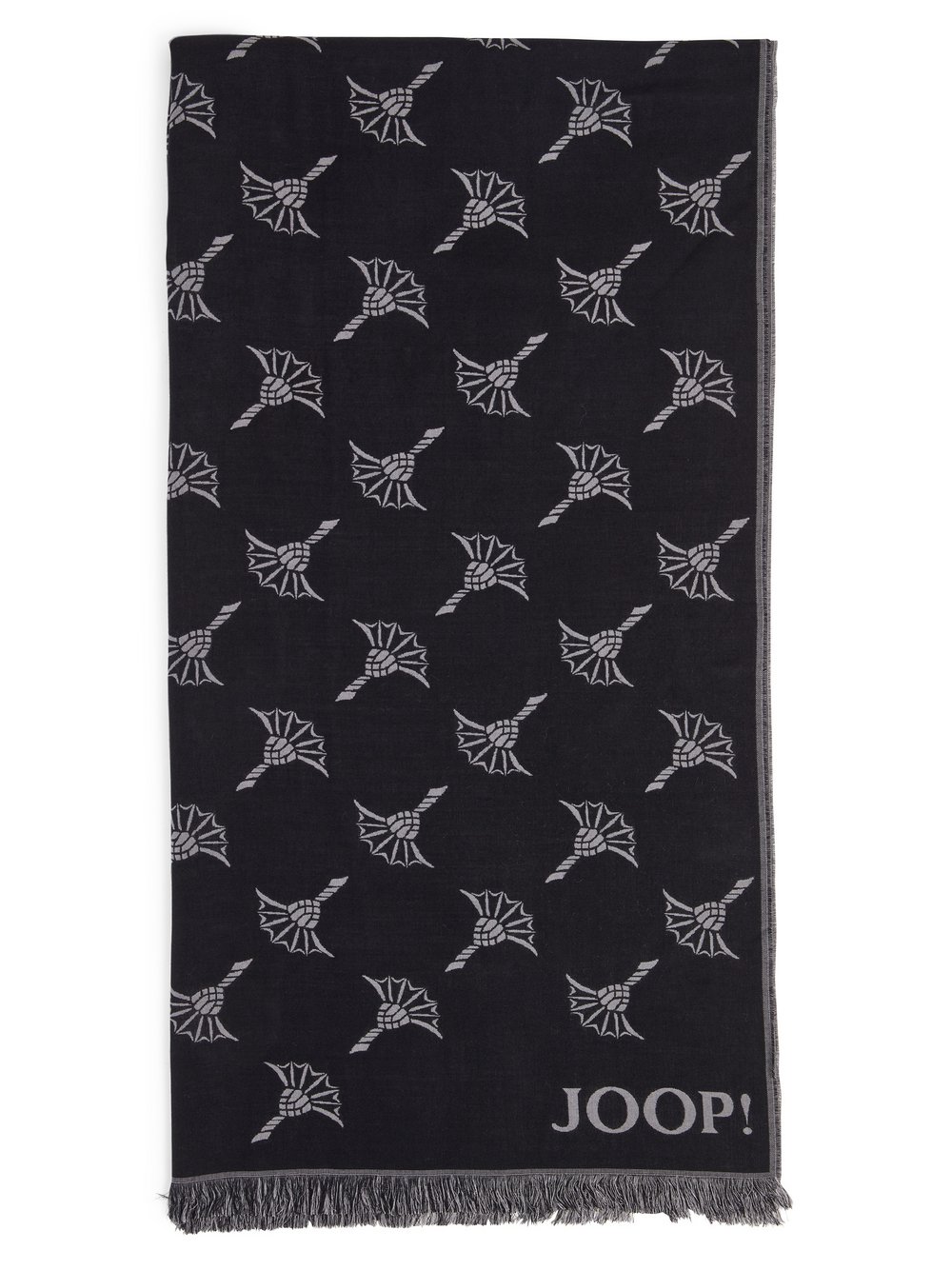 JOOP! Webschal mit Woll-Anteil Herren Modal mehrfarbig gemustert, ONE SIZE