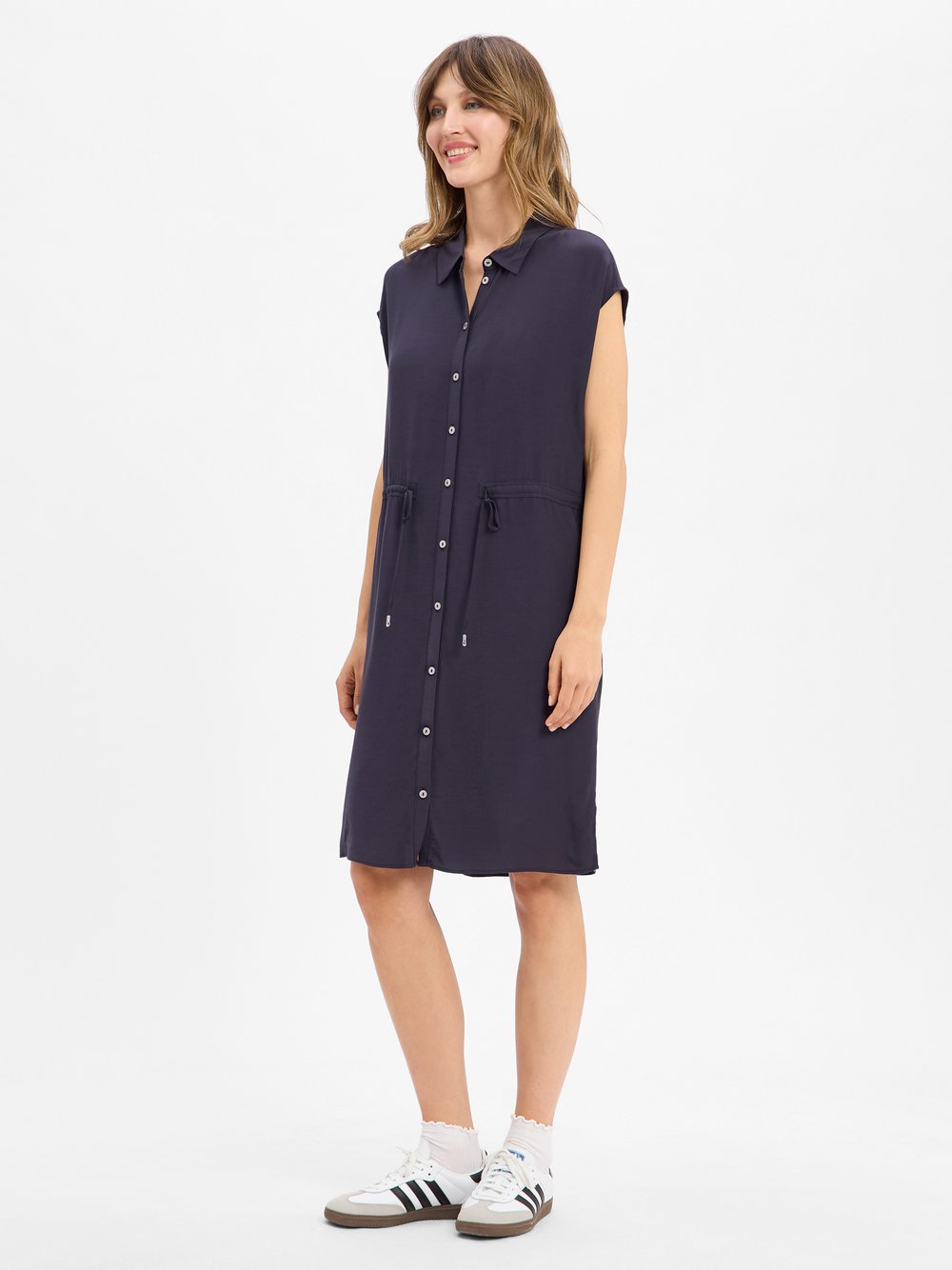 s.Oliver BLACK LABEL Sommerkleid Damen Viskose blau, 36