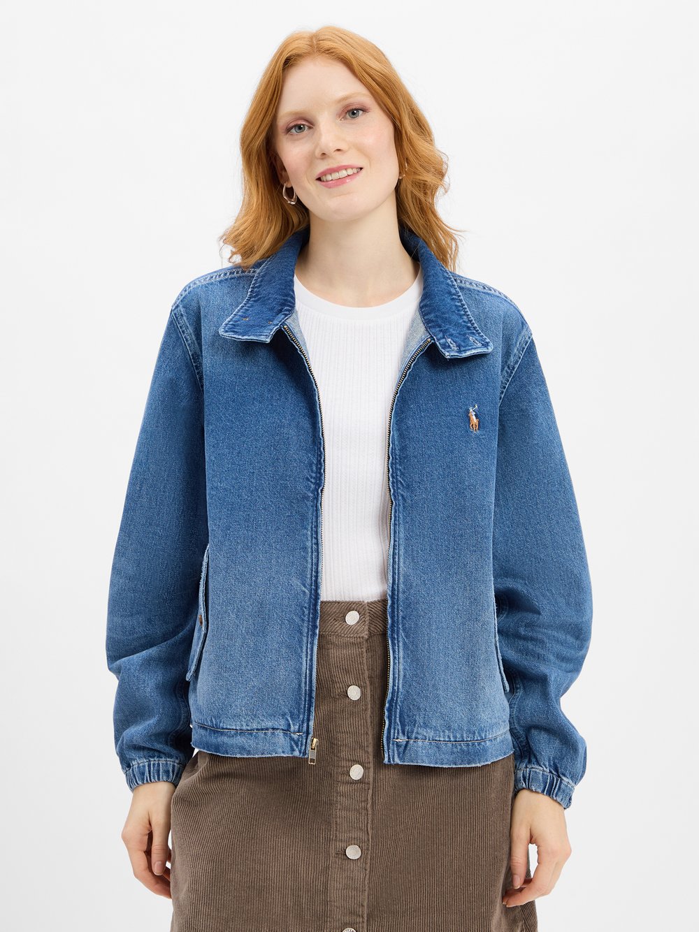 Polo Ralph Lauren Jeansjacke Damen blau, M