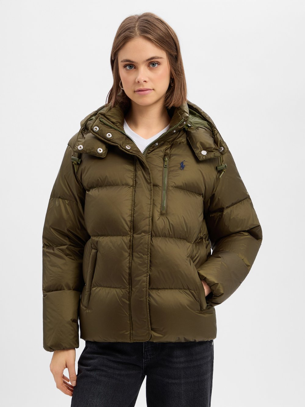 Thumbnail - Polo Ralph Lauren Daunenjacke Damen grün, M