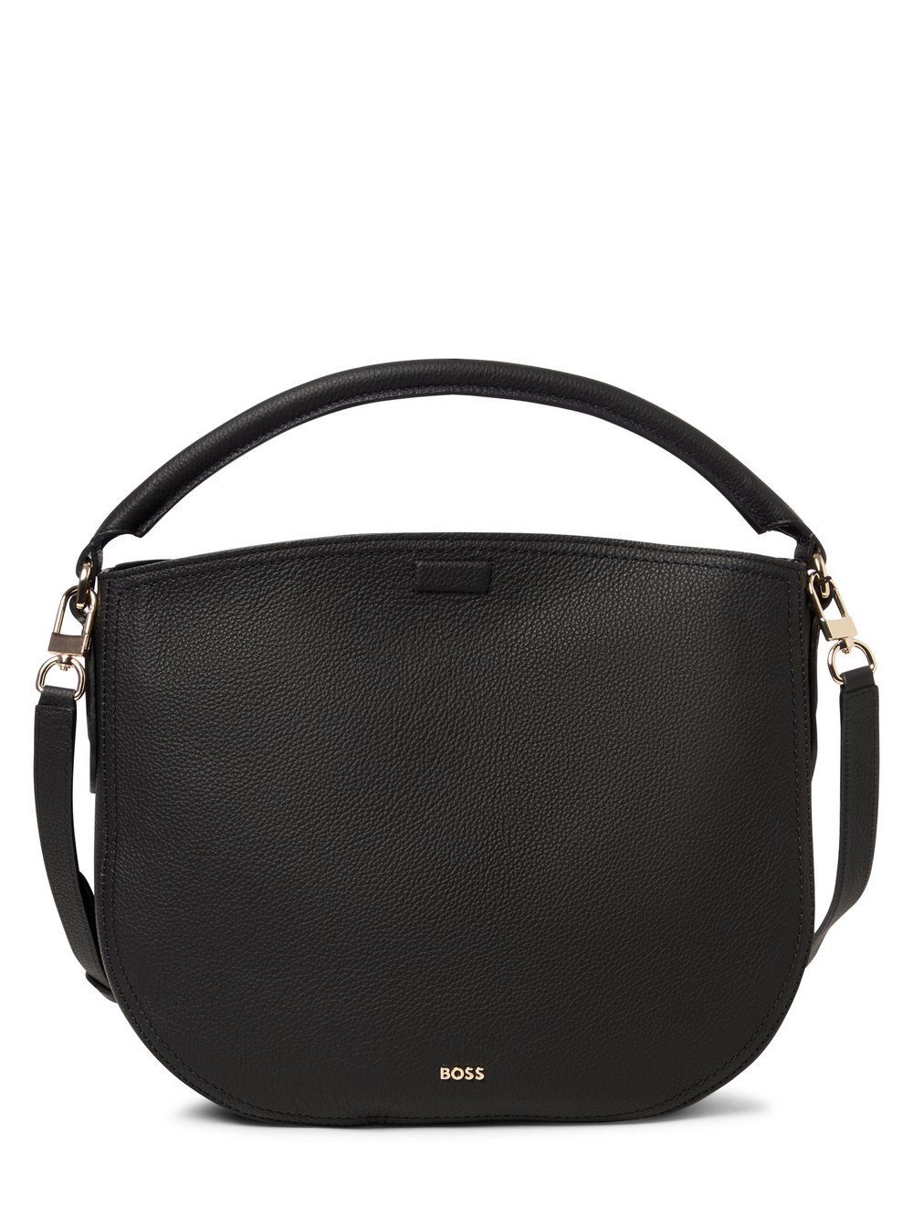 BOSS Ledertasche Damen schwarz, ONE SIZE