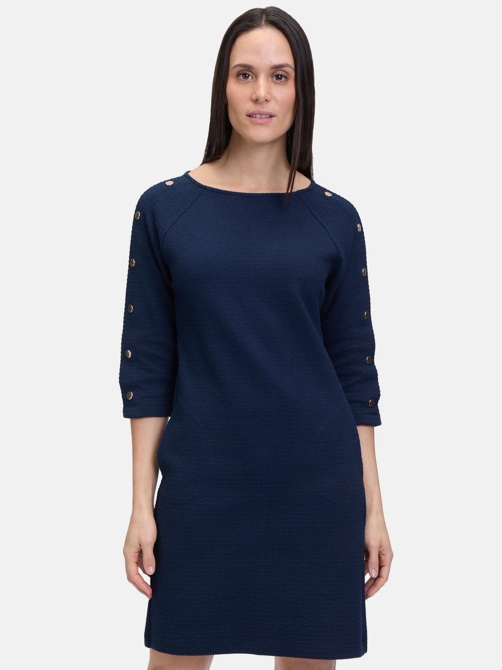 Betty Barclay Casual-Kleid Damen Baumwolle blau, 36