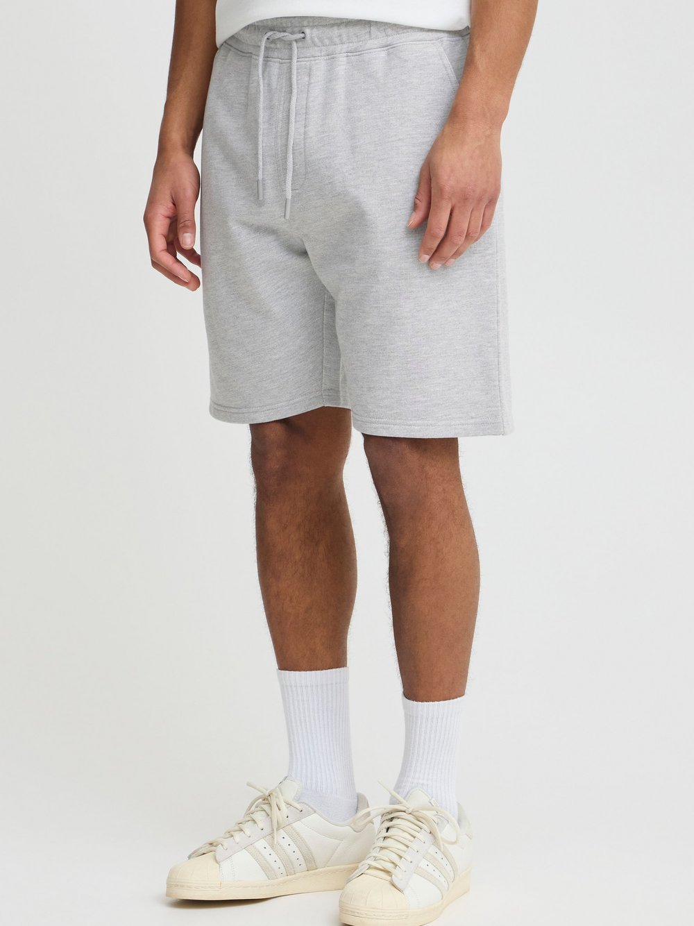 BLEND Sweatshorts Herren Baumwolle grau, XXL