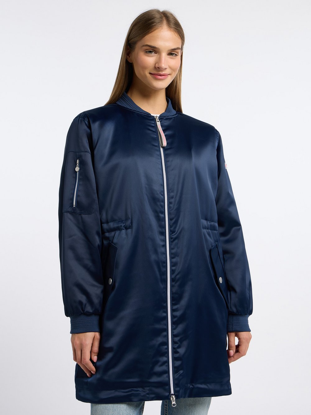 Frieda & Freddies Kurzmantel Damen blau, 40