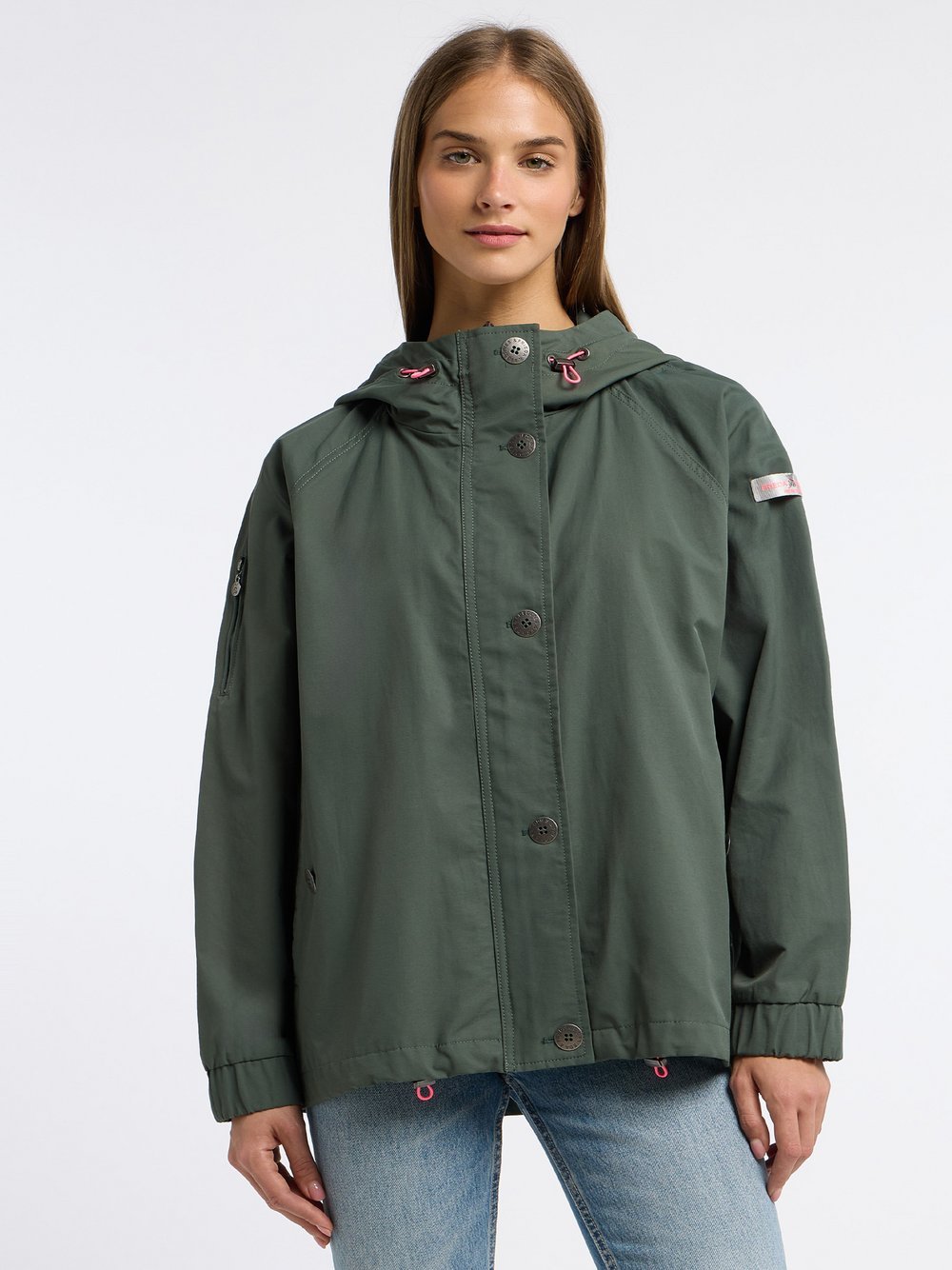 Frieda & Freddies Fieldjacke Damen Baumwolle grün, 46