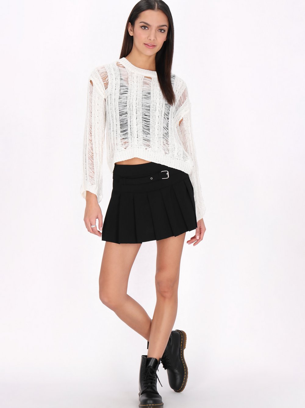 Thumbnail - MyMo Pullover Damen weiß, M/L