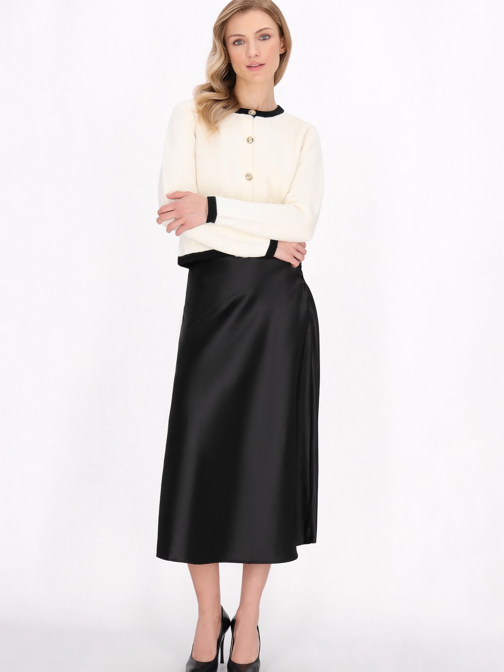 Dreimaster Strickjacke Damen Wolle mehrfarbig, XS/S