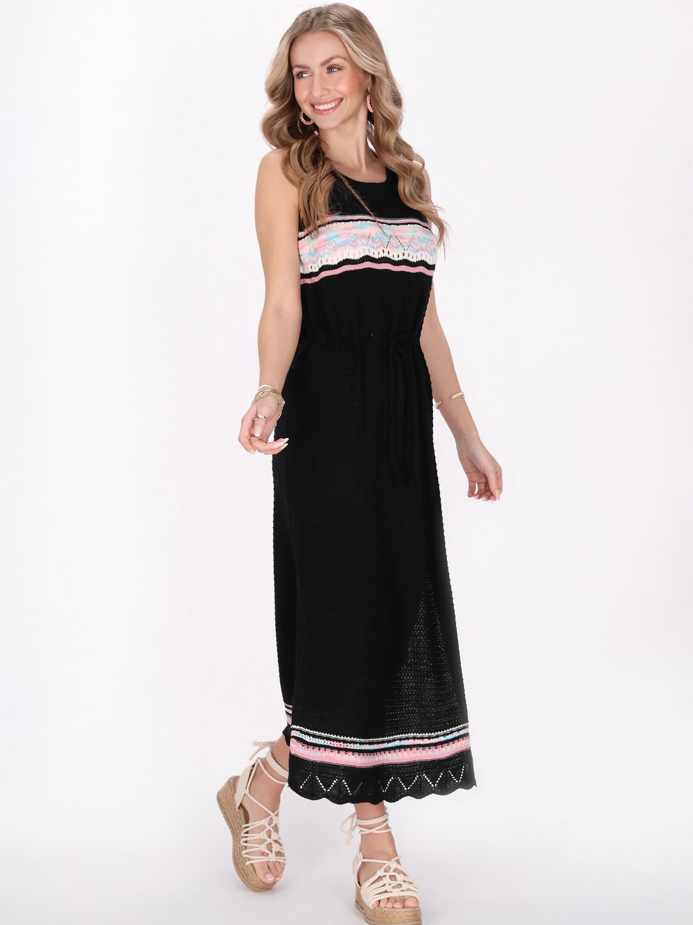 Thumbnail - IZIA Kleid Damen mehrfarbig gemustert, XL/XXL