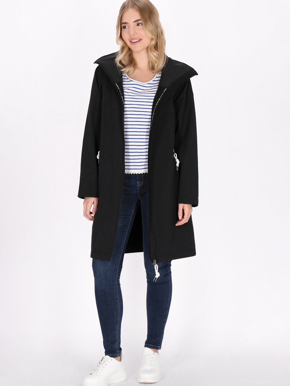 Schmuddelwedda Mantel Damen schwarz, XL