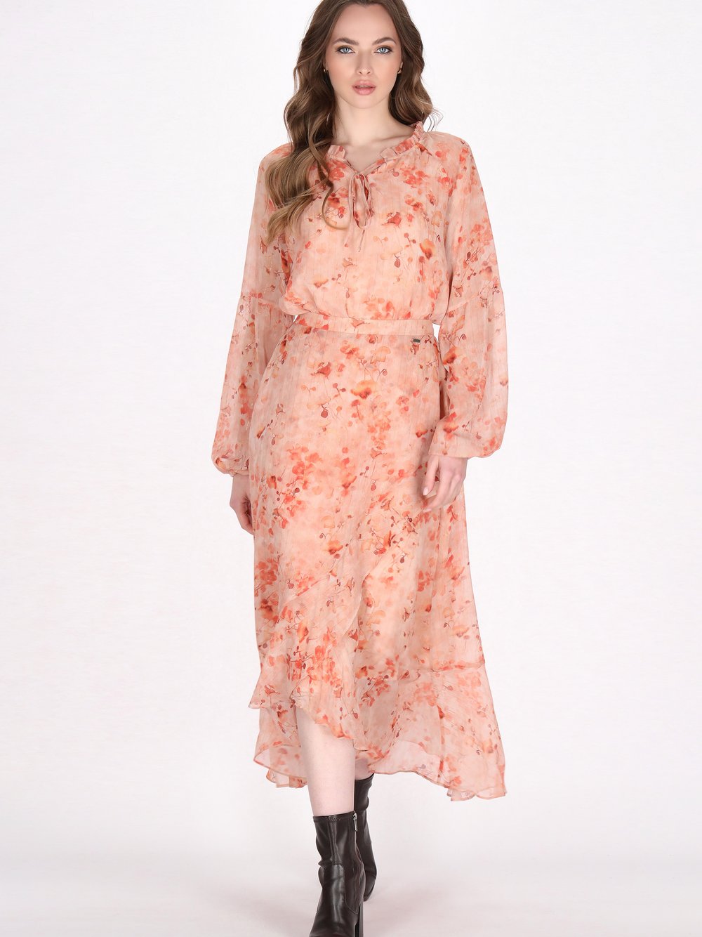 Dreimaster Bluse Damen rosa bedruckt, M