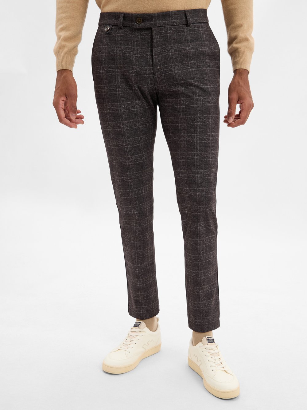 Bugatti Hose Herren mehrfarbig kariert, 38-34