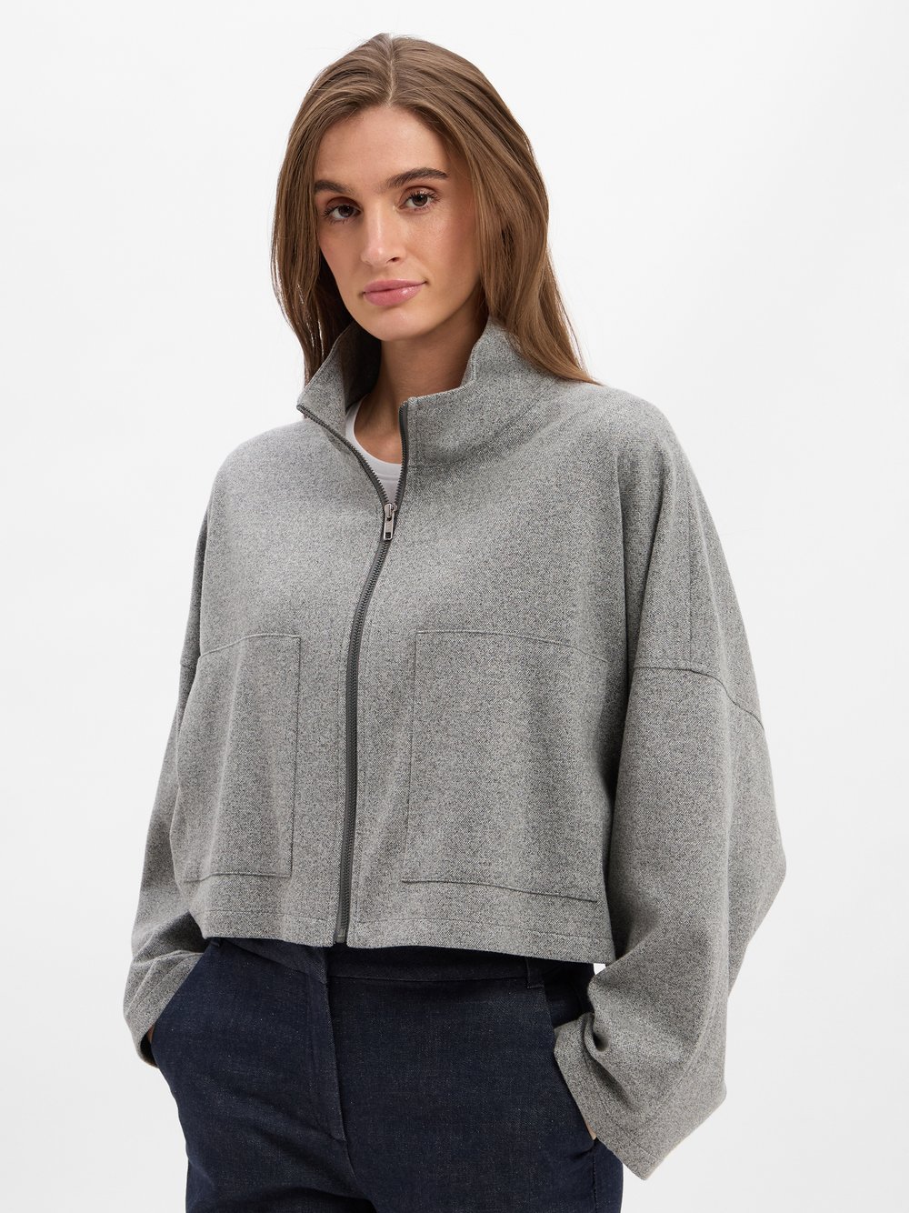 Drykorn Kastenjacke Damen grau meliert, 38