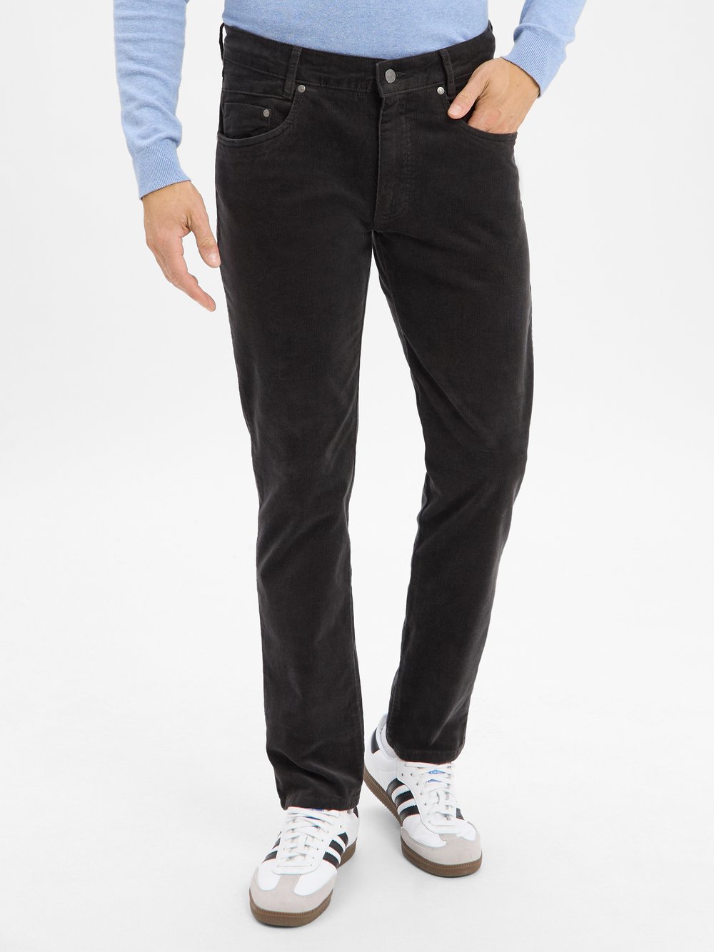 Bugatti Cordhose Herren Baumwolle grau, 33-36