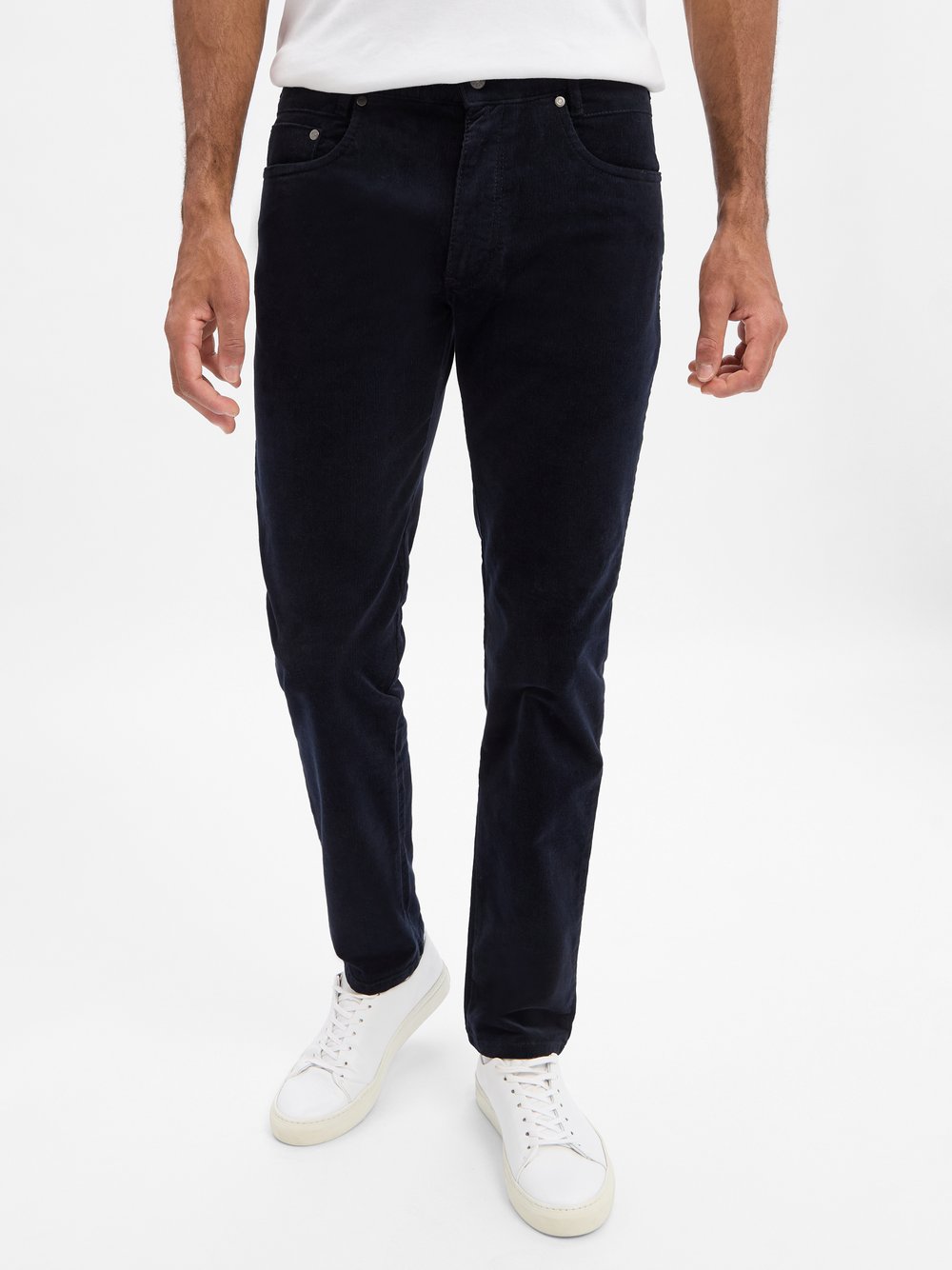 Bugatti Cordhose Herren Baumwolle blau, 33-30