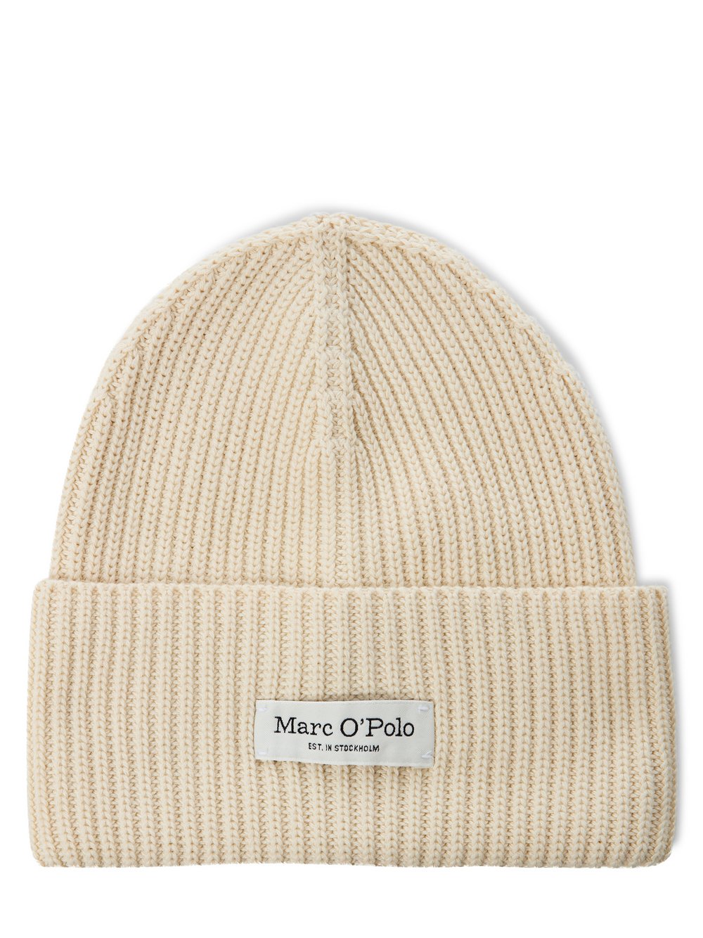 Marc O'Polo Mütze Damen Baumwolle weiß, ONE SIZE