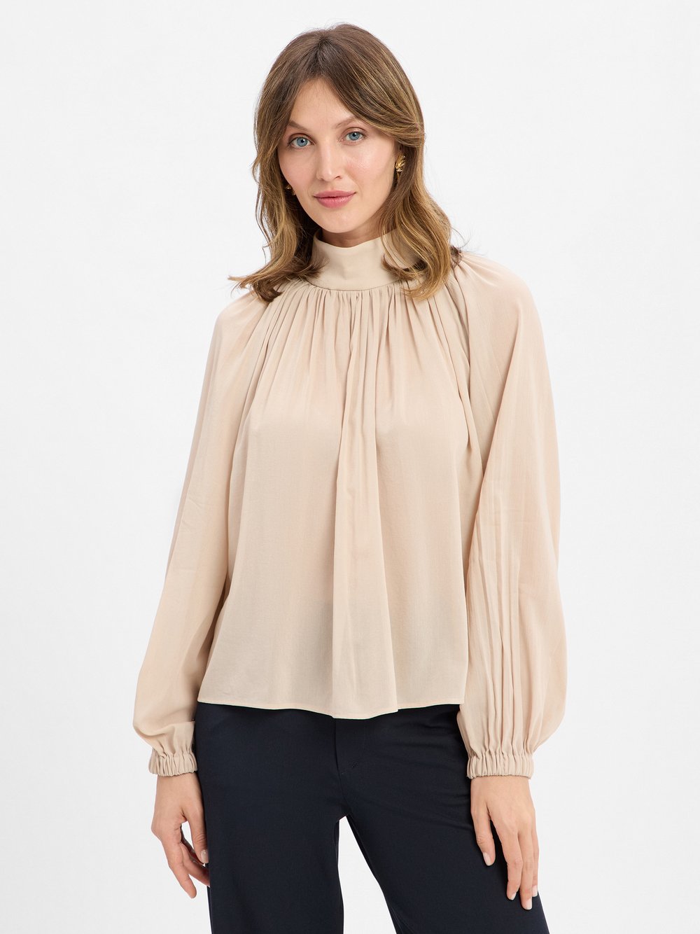 Drykorn Blusenshirt Damen Baumwolle beige, 38