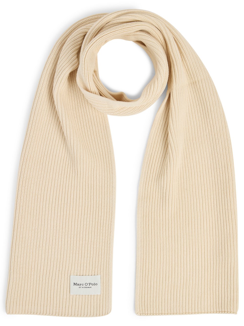 Marc O'Polo Strickschal Damen Baumwolle weiß, ONE SIZE