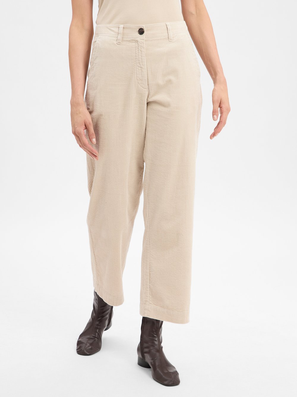 Thumbnail - Marc O'Polo Cordhose Damen Baumwolle beige, 42
