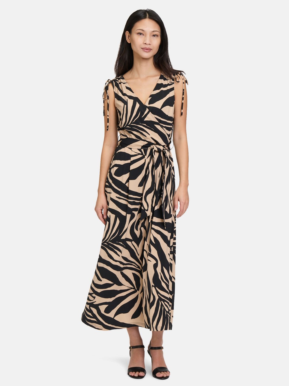 Betty Barclay Jerseykleid Damen schwarz gemustert, 38