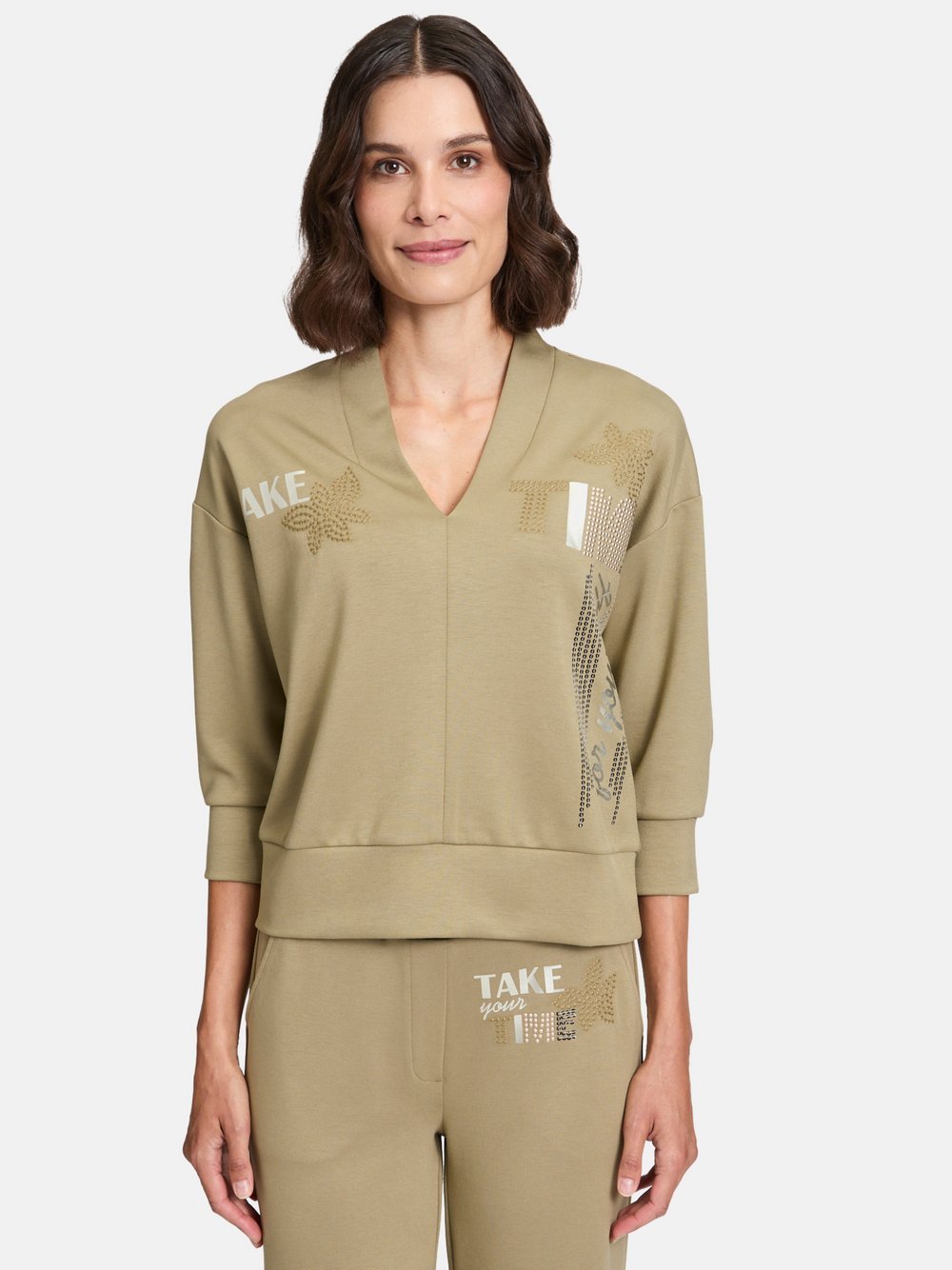 Betty Barclay Sweatshirt Damen Viskose grün, 46