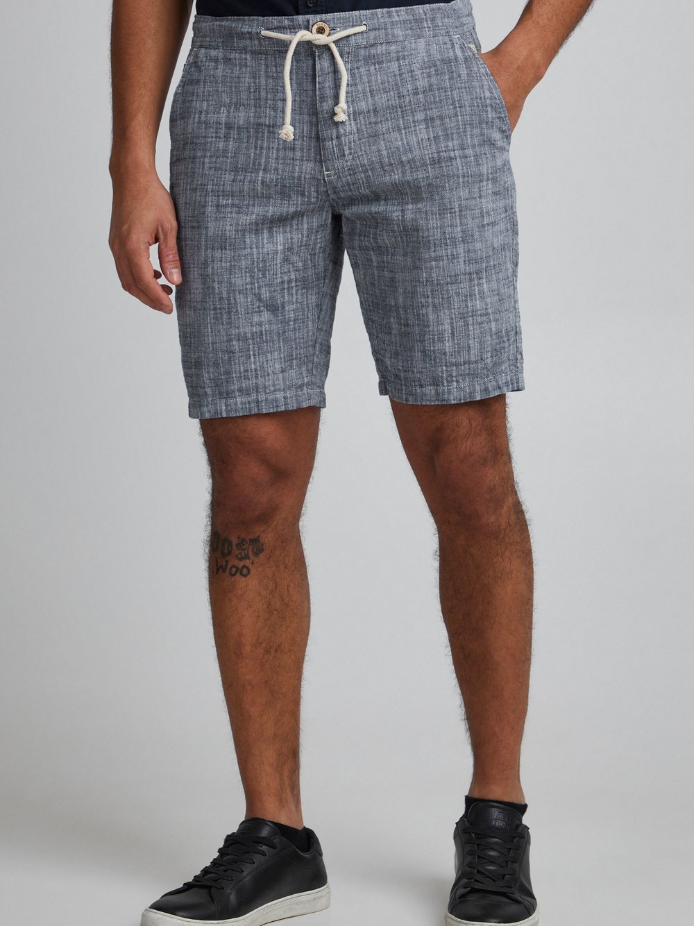 BLEND Shorts Herren Baumwolle blau, XXL