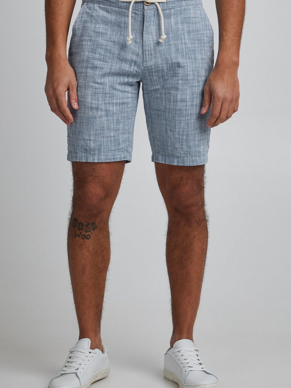 BLEND Shorts Herren Baumwolle blau, XXL