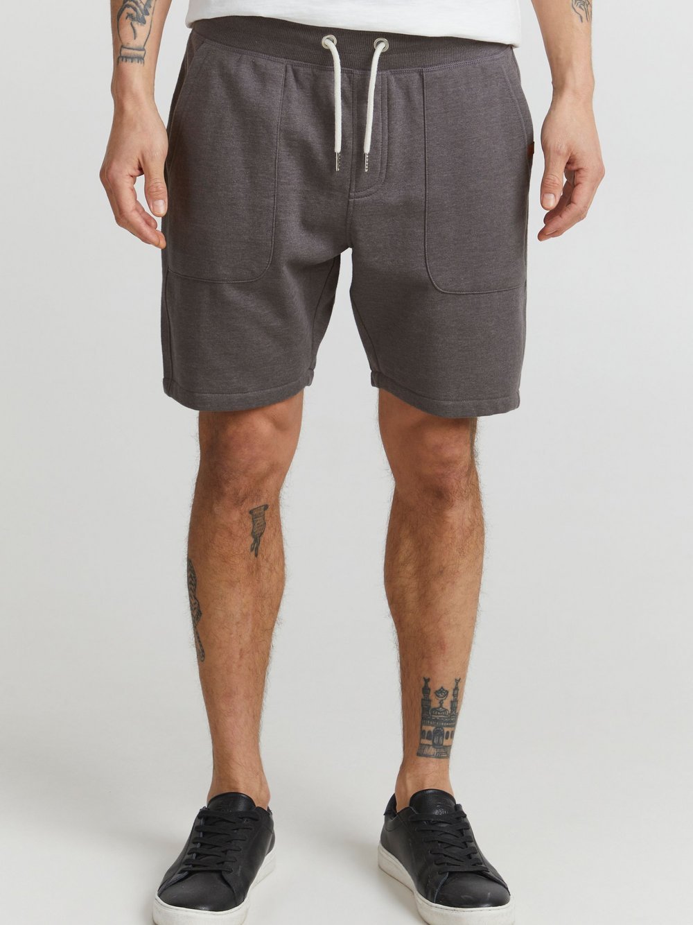 Thumbnail - BLEND Sweatshorts Herren Baumwolle grau, XXL