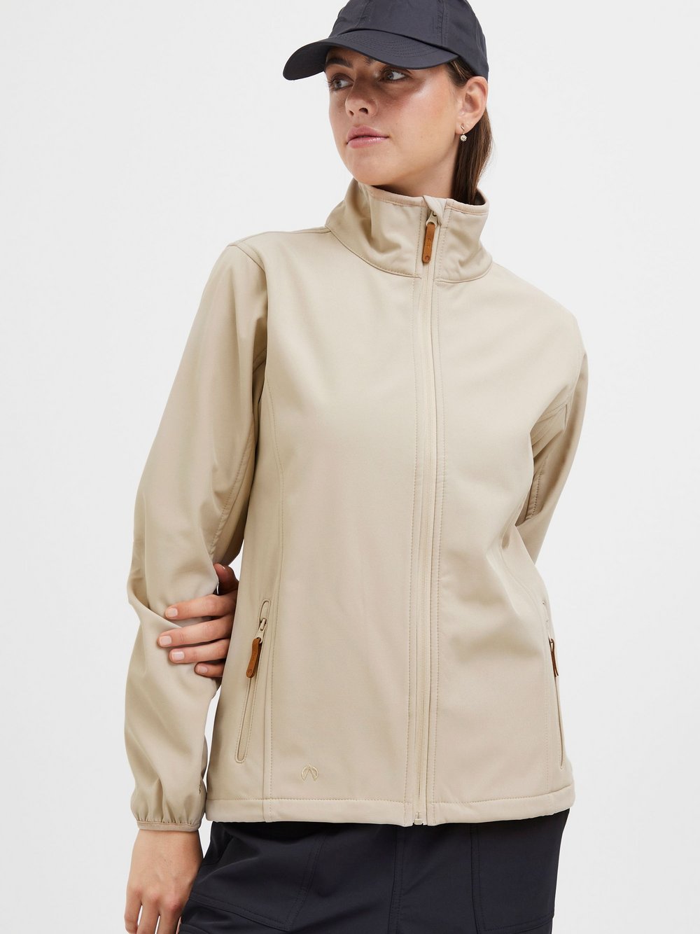 North Bend Softshelljacke Damen Polyamid beige, 44