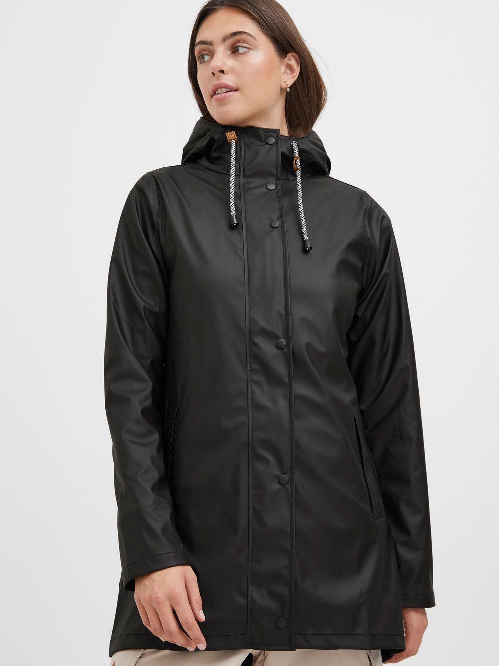 North Bend Regenjacke Damen schwarz, 42