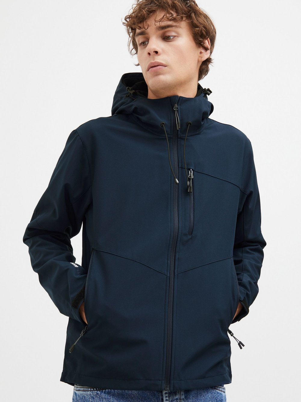 Thumbnail - North Bend Softshelljacke Herren blau, L